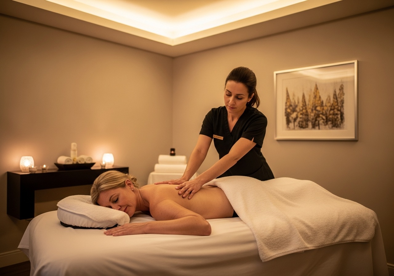 Licensed massage therapists at CGI Spa